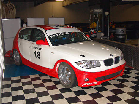 BMW 120'eren som Anders Majgaard skal deltage med i 2007 udgaven af Advan Cup.